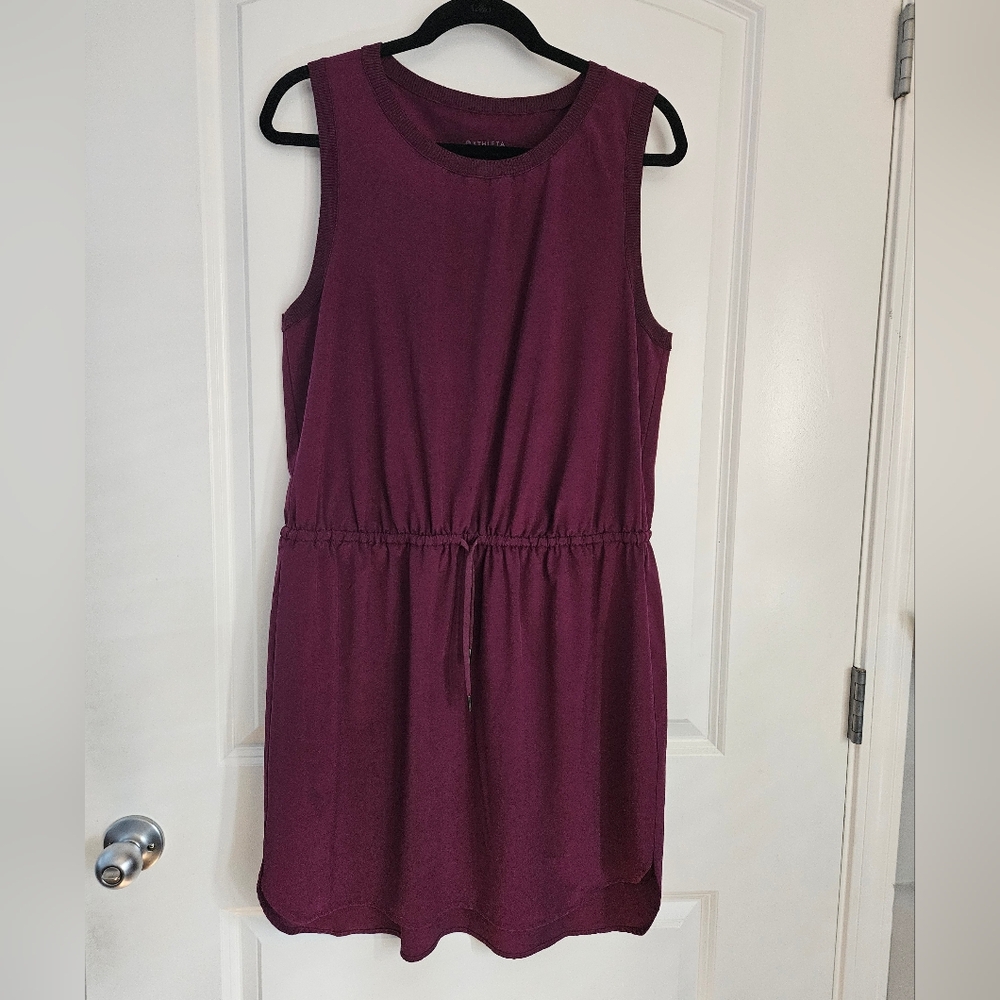 Athleta Sleeveless Drawstring Waist Rincon Dress - Beach Plum
